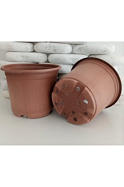 Ekodoğa Yuvarlak Saksı 30 Adet 15x13 Cm Üretim Saksısı Vakum Saksı Ucuz Saksı