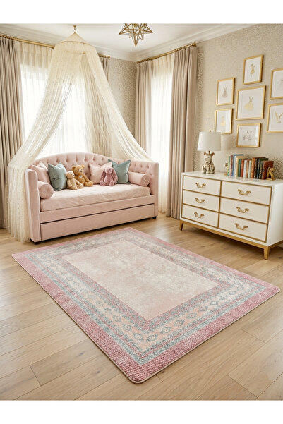 Brillant Modern Bohem Lateks Taban Çocuk Ve Bebek Odası Halısı