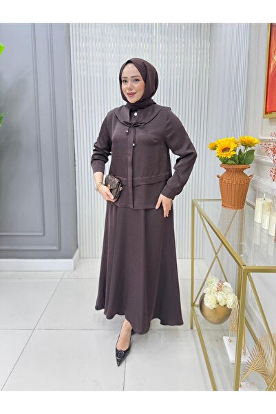 GK Satin Cupra Skirt Set