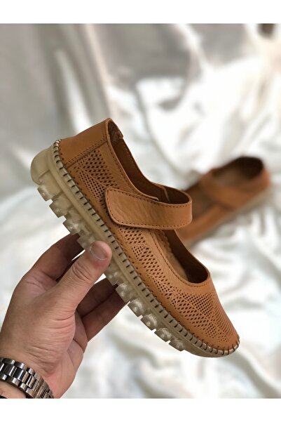 Hg Ayakkabı PİHU TABA HAKİKİ DERİ JEL TABAN ORTOPEDİK GÜNLÜK BABET