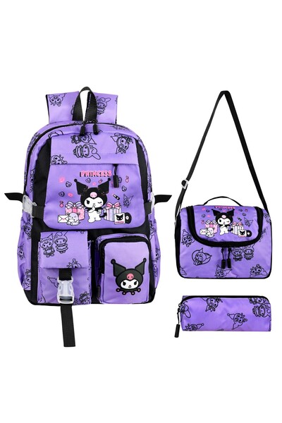 Waddell Σακίδιο πλάτης για παιδιά δημοτικού σχολείου σε κορεάτικο στυλ Kuromi...