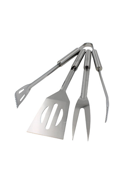 Gift Design Σετ 3 τεμαχίων εργαλείων μπάρμπεκιου – από ανοξείδωτο ατσάλι, 35 ...