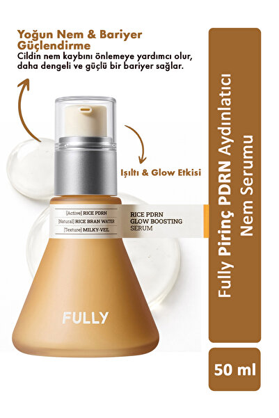 FULLY Rice PDRN Glow Boosting Serum / Pirinç PDRN Aydınlatıcı Nem Serumu 50ml