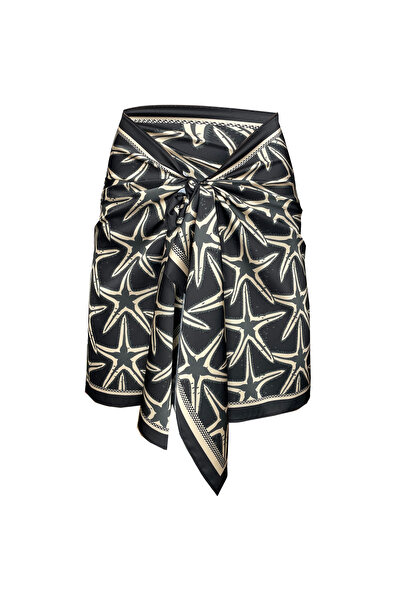 Bolder Kamilla Black/Gold Short Pareo (Not Showing Inside)