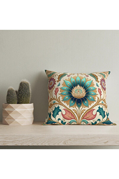 TicaretJet Patterned Digital Printing Special Design Modern Throw Pillow Cover