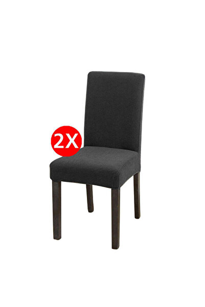 Sofazip Set 2 huse scaun Sofazip, material microfibră, culoare negru