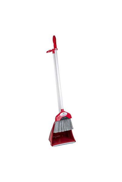 Zerplast Long Dustpan With Brush, Assorted