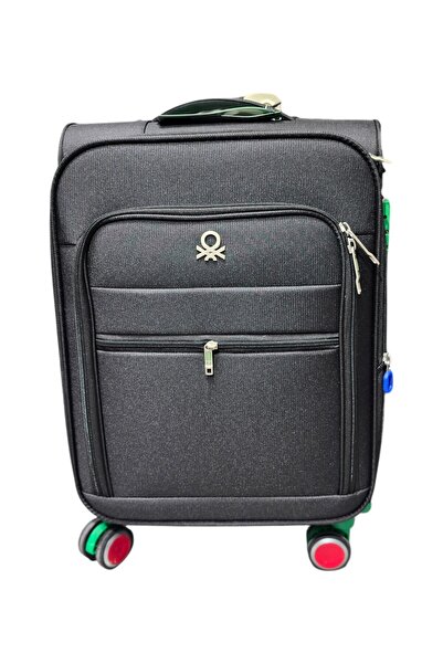 United Colors of Benetton Unisex Siyah Trolley 70 Cm Valiz 14bnt2900-01-s