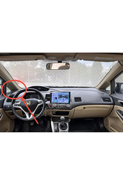 Fabrikasyon Honda Civic Fd6 (2006-2011) SOL TARAF Yan Cam Havalandırma Izgarası
