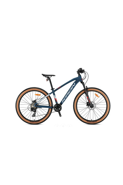 Kron XC100 HD 24 JANT 13cm KADRO MAT LACİVERT-GRİ-KIRMIZI BİSİKLET