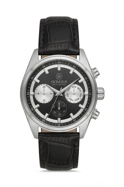 Homies Leather Cord 2 Years Warranty Men's Wrist Watch