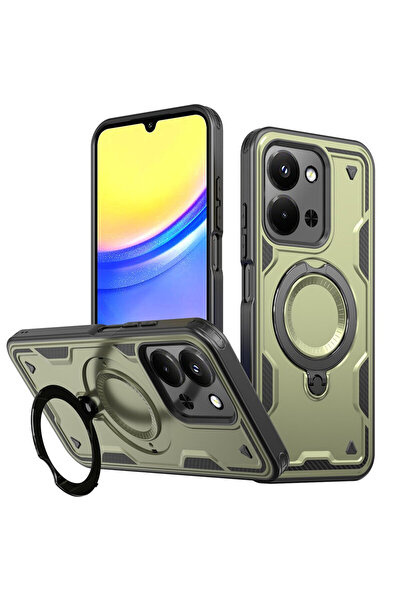 VERTEK Υβριδική Θωρακισμένη Θήκη MagRing Πολλαπλών Γωνιών για Xiaomi Redmi 15...