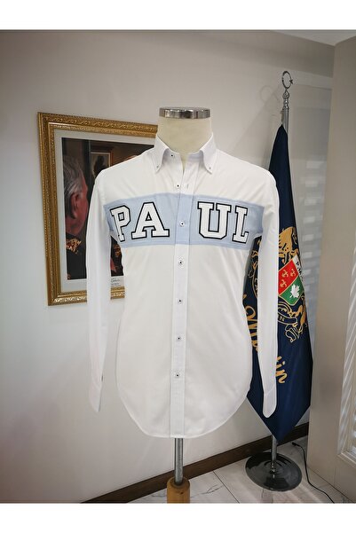 Paul Martin Canadian Partial Model Oxford Fabric 100% Cotton Men's Shirt Pm35...