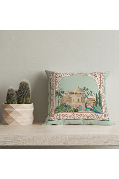 TicaretJet Patterned Digital Printing Special Design Modern Throw Pillow Cover