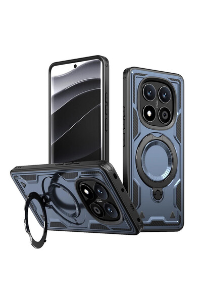 VERTEK Υβριδική Θωρακισμένη Θήκη MagRing Πολλαπλών Γωνιών για Xiaomi Redmi No...