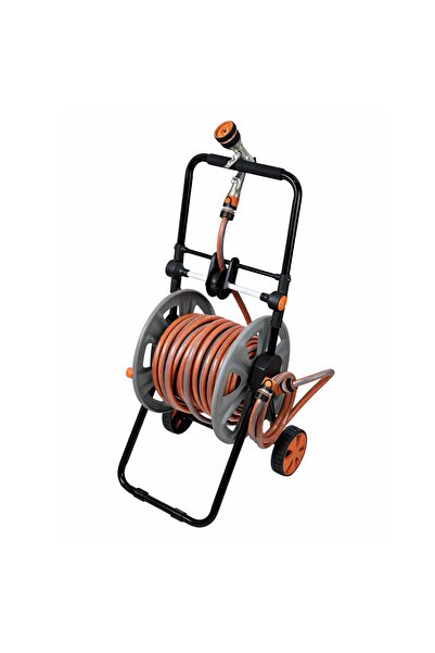 richmann exclusive Furtun cu carucior pentru gradina, pistol de stropit, 1/2"...