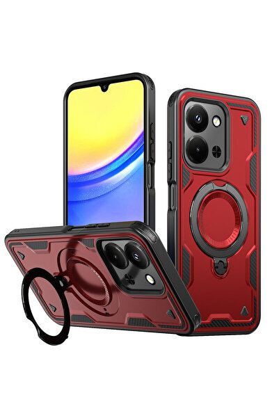 VERTEK Υβριδική Θωρακισμένη Θήκη MagRing Πολλαπλών Γωνιών για Xiaomi Redmi 15...