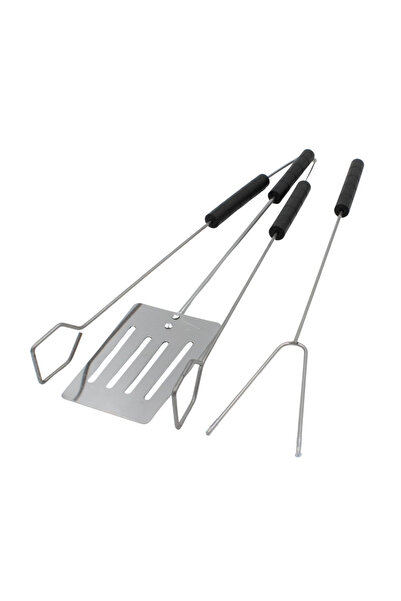Gift Design Σετ 3 τεμαχίων σκευών μπάρμπεκιου από ανοξείδωτο ατσάλι