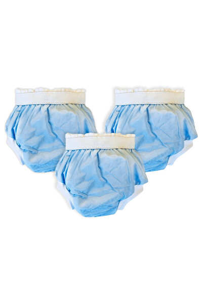 Pierre Cardin 3'lü Alıştırma Külodu 16-22kg - Mavi