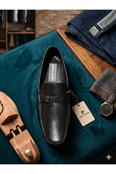 Pierre Cardin Ανδρικά παπούτσια casual 100% γνήσιο δέρμα με μαύρη αγκράφα που...