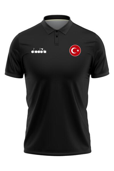 Diadora Μπλουζάκι κάμπινγκ της εθνικής ομάδας της Ιμόλα, μαύρο