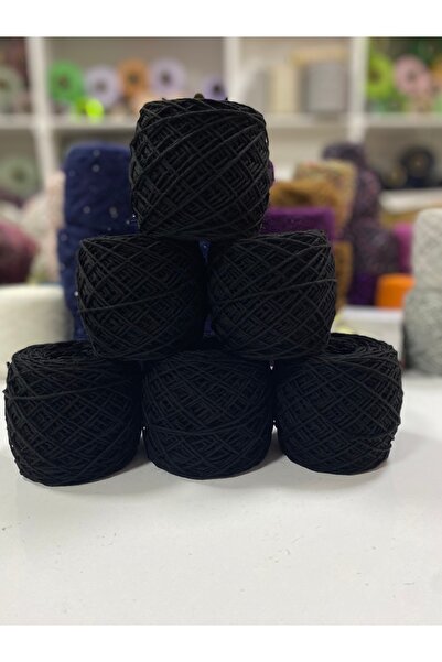 göçer Καλοκαιρινό νήμα για πλέξιμο στο χέρι βισκόζη ακρυλικό χρώμα μαύρο οπτι...