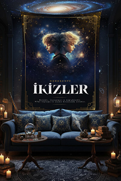 Vagonik Μοτίβο ταπετσαρίας τοίχου με μυστικιστικά σχέδια με θέμα την αστρολογ...