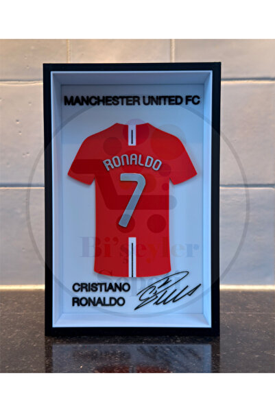 Bi'şeyler Sepeti Cristiano Ronaldo -Manchester United - Forma İmzalı Çerçeve ...