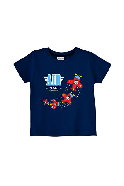 Yoo Street Airplane Cowboy Graphic T-Shirt for Unisex Kids 100% Cotton, Multi...