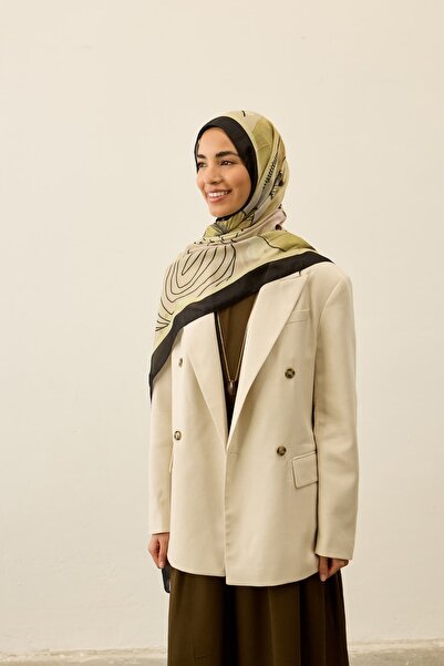 Modakaşmir Σάλι Liva Modal με σχέδιο παπαρούνας