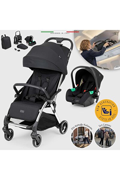 Elele Nuvola Kabin Tipi Travel Sistem Bebek Arabası Siyah
