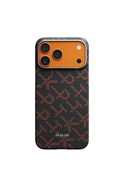 PITAKA iPhone 17 Pro Kılıf M-safe Uyumlu Aramid Fiber Tactile Woven Monogram ...