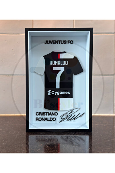 Bi'şeyler Sepeti Cristiano Ronaldo - Juventus FC - Forma İmzalı Çerçeve Hediy...