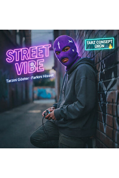 FG KONNİCHİWA ΜΩΒ ΚΟΚΚΙΝΗ ΚΑΙ ΡΟΖ Μάσκα Χιονιού (Μπαλακλάβα) Unisex Στυλ Δρόμ...