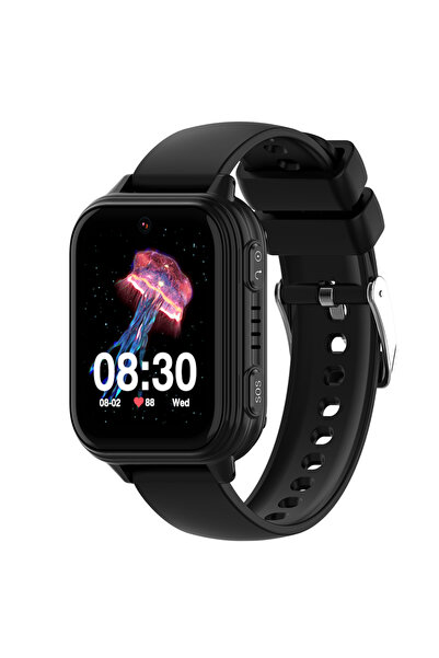 Lumaudio Παιδικό smartwatch Cybex, κάρτα SIM 4G, οθόνη AMOLED, Μαύρο