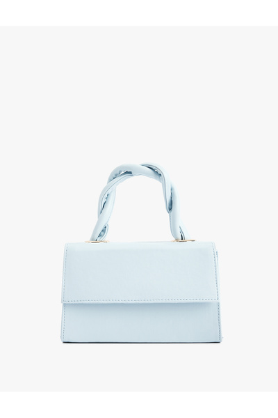 Koton Τσάντα χειρός με λουράκι και αξεσουάρ με λαβή από συνθετικό δέρμα