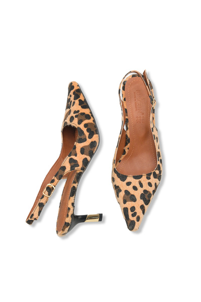 Riccon Γυναικεία παπούτσια με μυτερή μύτη, ανοιχτή πλάτη και λεπτό τακούνι 00...