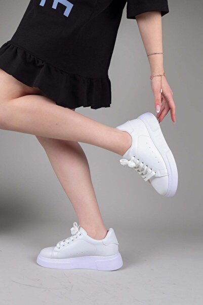 Birikon Robore Lace-Up Sneakers White