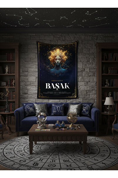 Vagonik Μοτίβο ταπετσαρίας τοίχου με μυστικιστικά σχέδια με θέμα την αστρολογ...