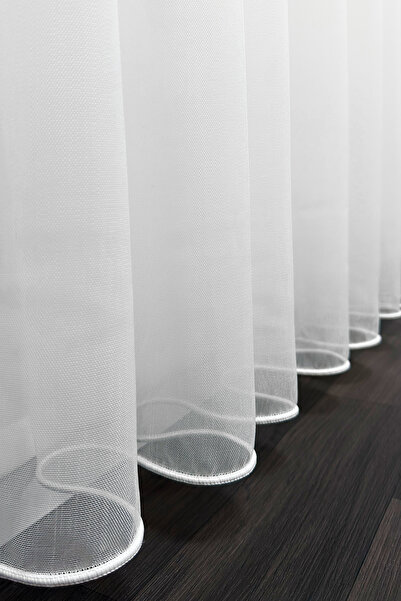 MARİTSA Σειρά TT Απλή κουρτίνα από τούλι εκρού με εφέ