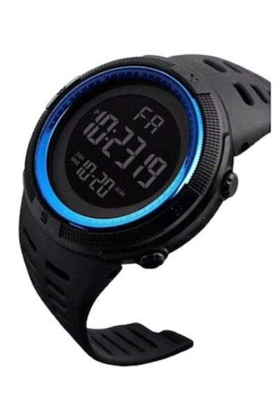 OEM Men's Sports Watch, Large Blue Dial, Water and Shock Resistant, Silicone ...