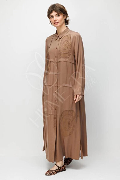 HUMEYRA 100% Natural Lyocell Maxi Flowy Soft Fabric Handcrafted Maxi Tunic Ro...
