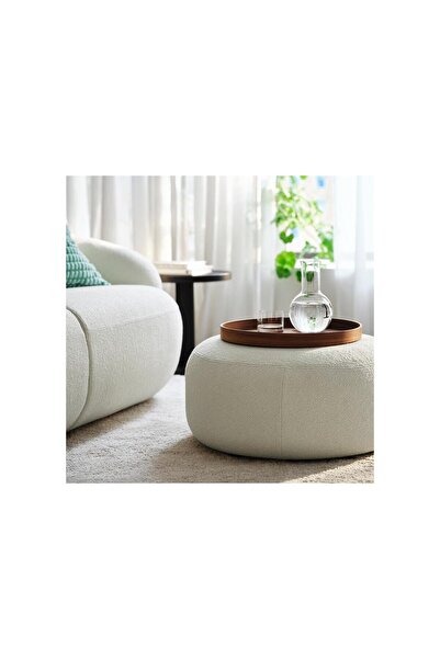 IKEA puf, kırık beyaz