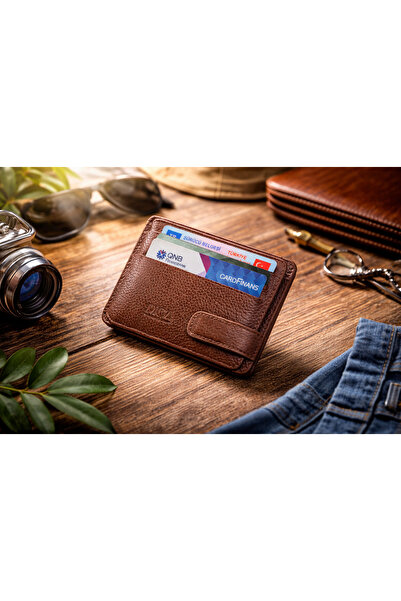 Legend Leather Diga 1002 Genuine Leather Clip-On Men's Card Holder Wallet