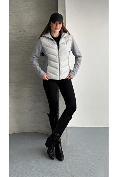 Mivelya Women's Zra Model Range Rover Mom Coat Inflatable Stylish Coat