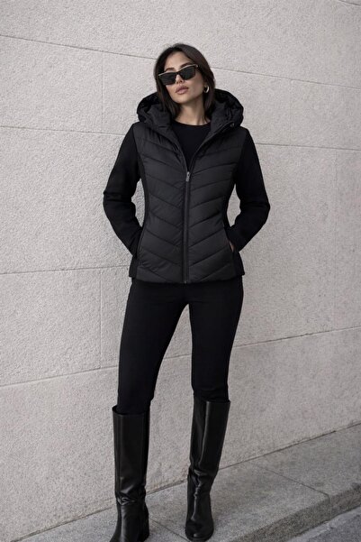 Mivelya Women's Zra Model Range Rover Mom Coat Inflatable Stylish Coat