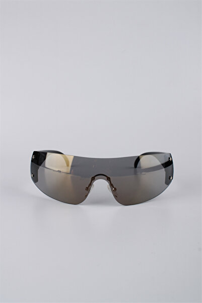 La Viva Women's Black Geometric Unibody Sunglasses Gg25Lv8548R01