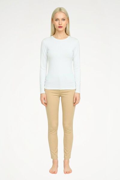 Newteam Women's Bamboo Long Sleeve Turtleneck Bodysuit, Lightweight , Comfort...