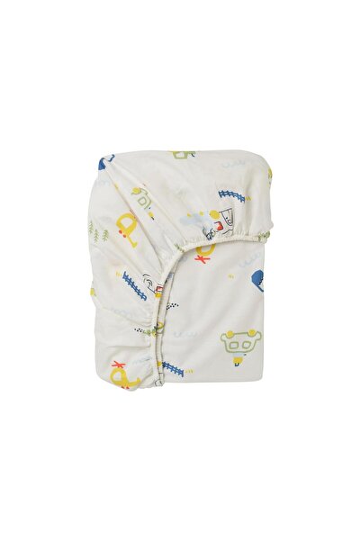 IKEA Cearșaf elastic pentru copii, alb, 90x200 cm