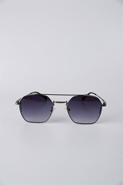 Max Polo Smoked Frame Geometric Unisex Sunglasses Gg25Mp3413R02